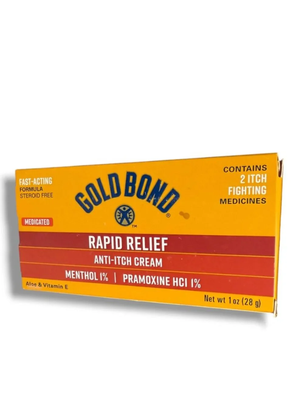 1 x Gold Bond Medicated Rapid Relief Anti-Itch Cream Fast Acting Exp 12/2025